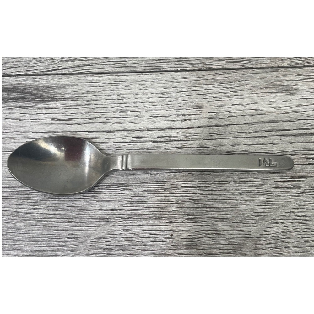 Japan Airlines JAL Stainless Steel Collectible Airline Spoon Vintage logo 1989